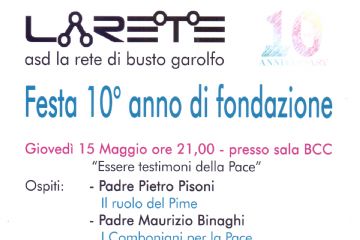 Programma degli eventi 