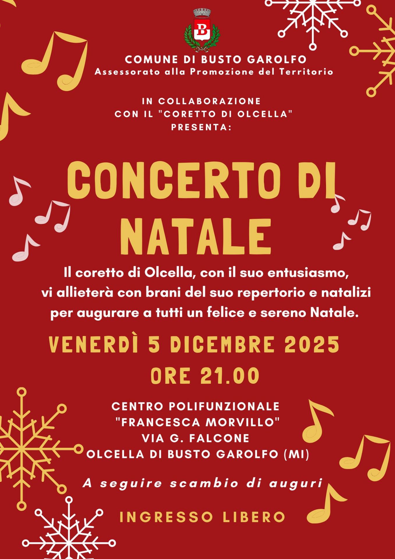 testo e simboli natalizi