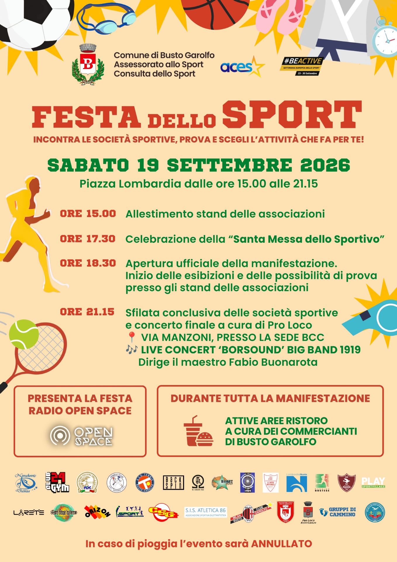Loghi asd e testo