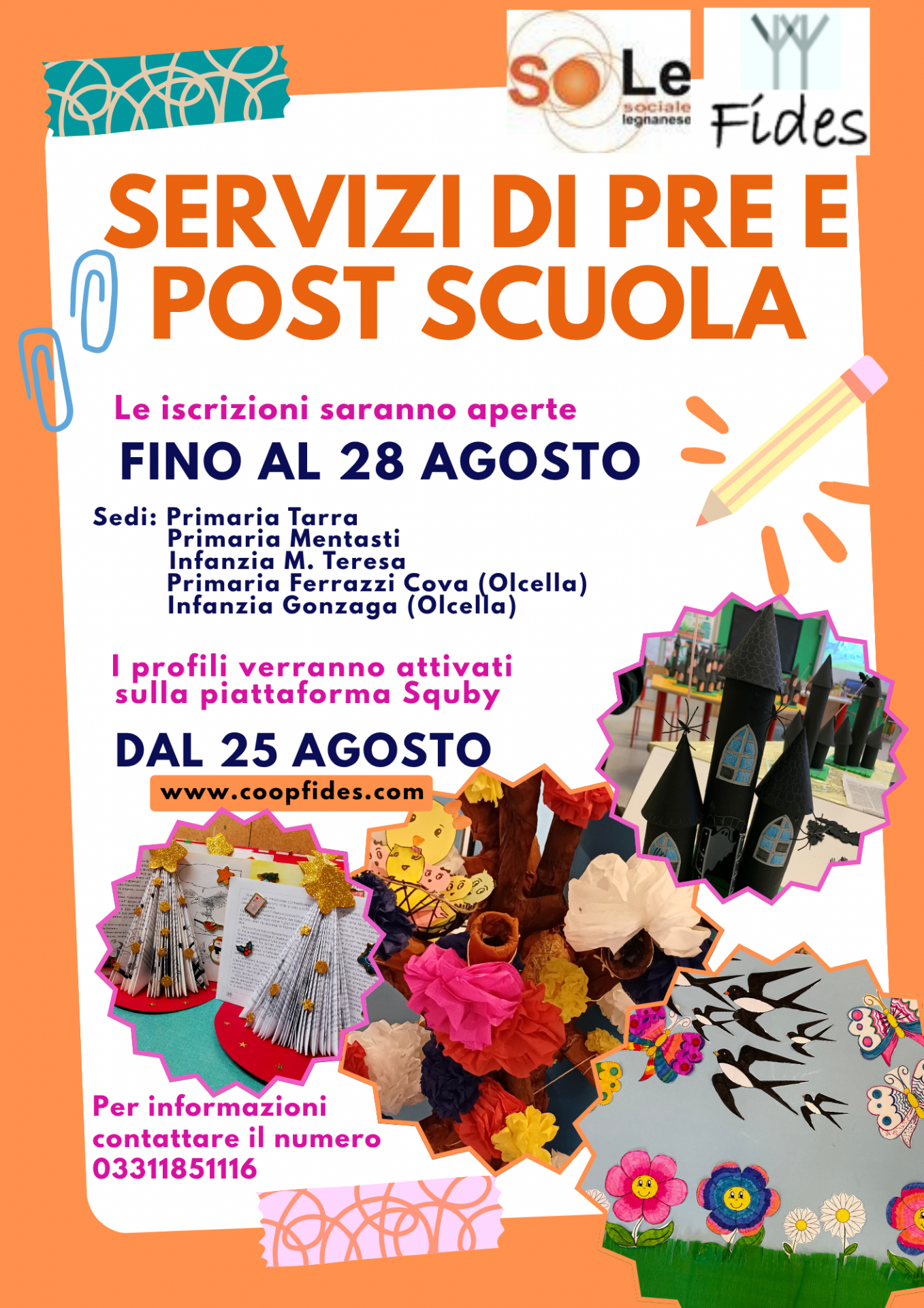 Descrizione del servizio con immagini di laboratori