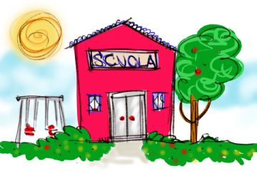 Disegno di una scuola
