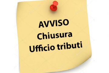 Chiusura pomeridiana dal 10 al 21 agosto