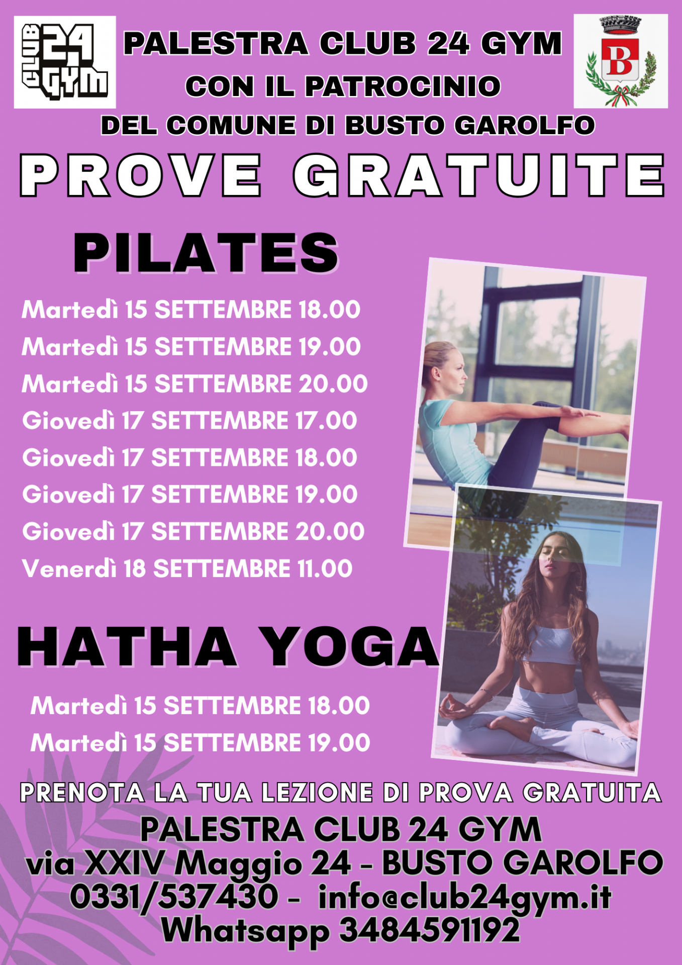 testo descritivo due persone che fanno ginnastica